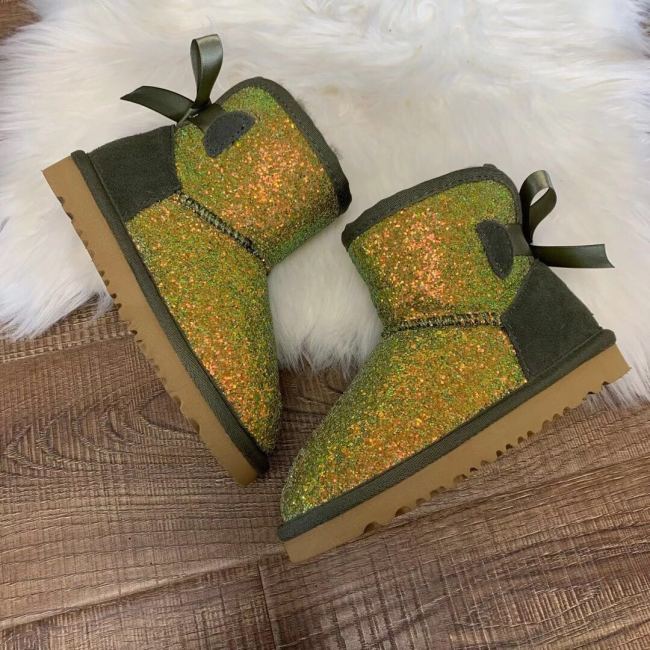 Kids  Wholesale Glitter Boots #UG