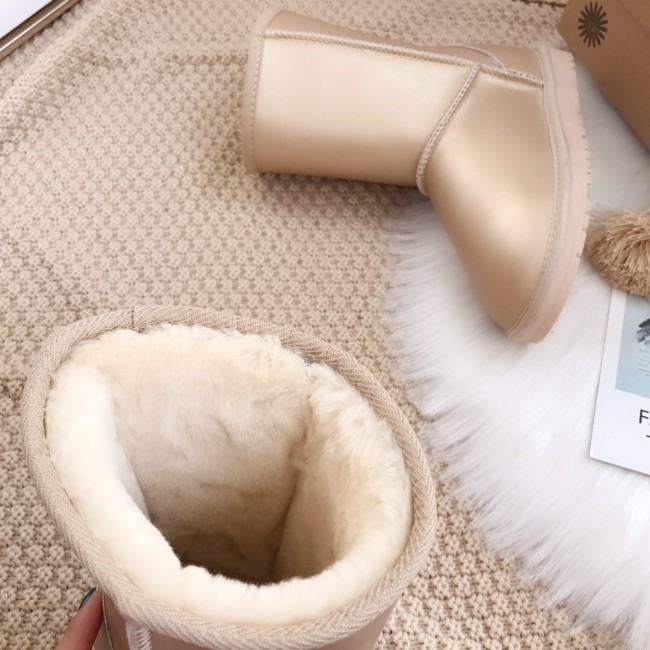 Water Proof Shiny Wholesale Boots with Box #UG