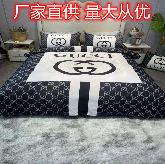 Designer Bed Set Silky Material