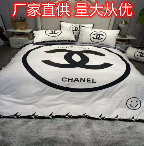 Designer Bed Set Silky Material