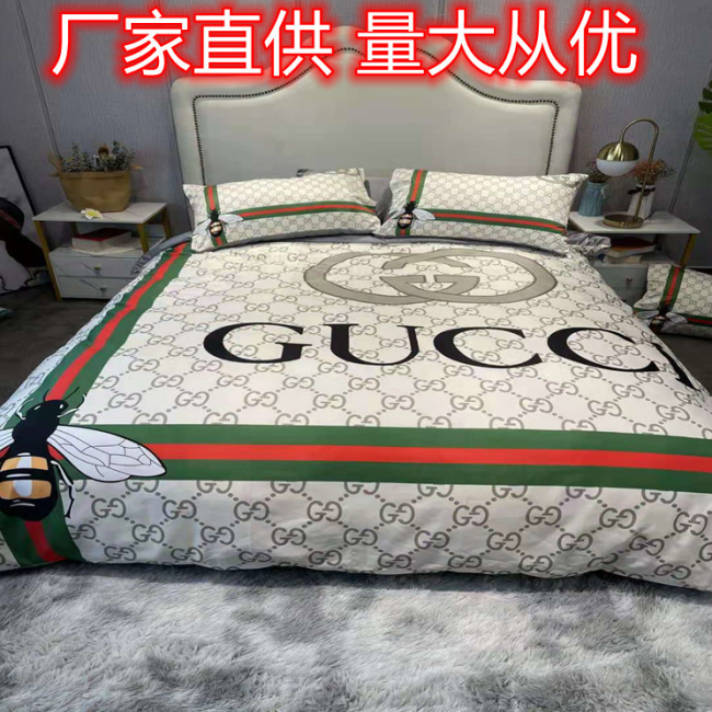 Designer Bed Set Silky Material