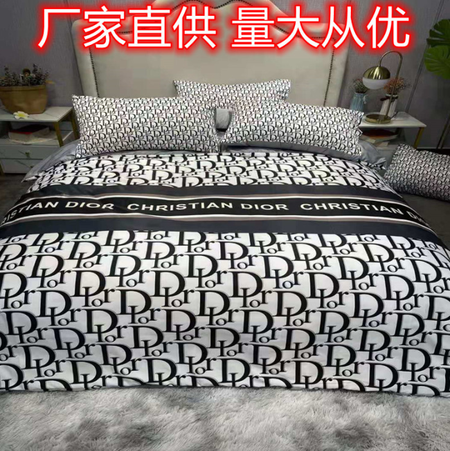 Designer Bed Set Silky Material