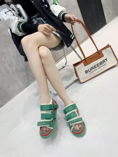 Wholesale NEW Furry Sandals Free Shipping #UG