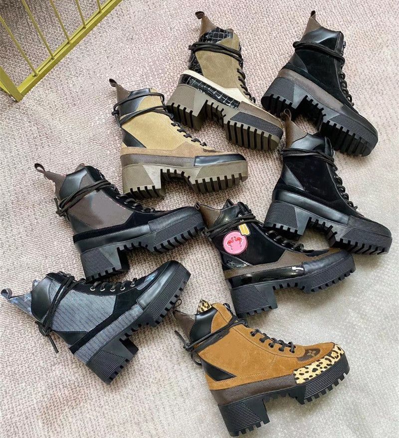 Louis Vuitton Thick Bottom Boots with Box #LOV