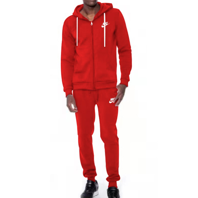 Men's Wholesale  Set with Hood Cotton Material with Tag (With Fleece)  #POL #NIK