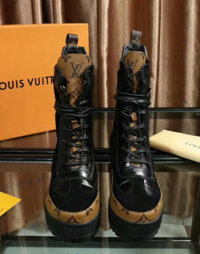 Louis Vuitton Thick Bottom Boots with Box #LOV