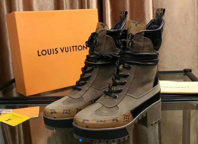 Louis Vuitton Thick Bottom Boots with Box #LOV