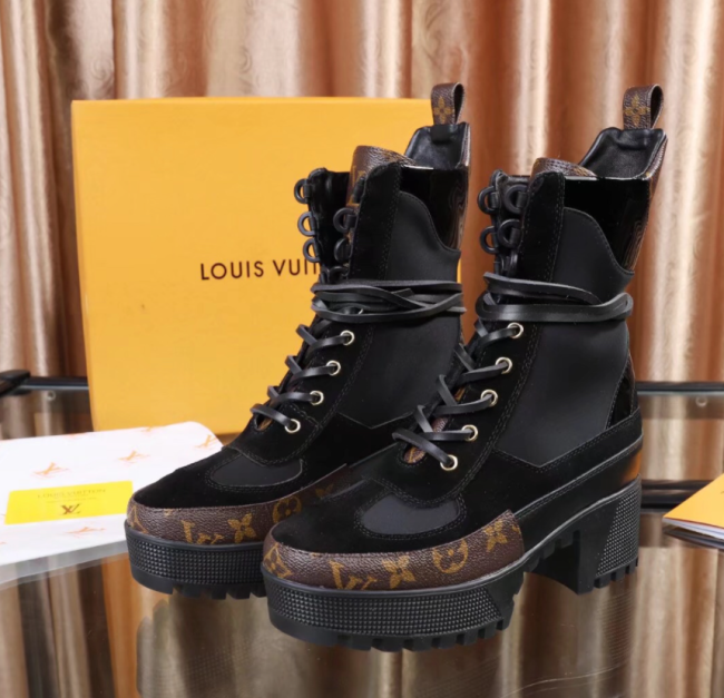 Louis Vuitton Thick Bottom Boots with Box #LOV