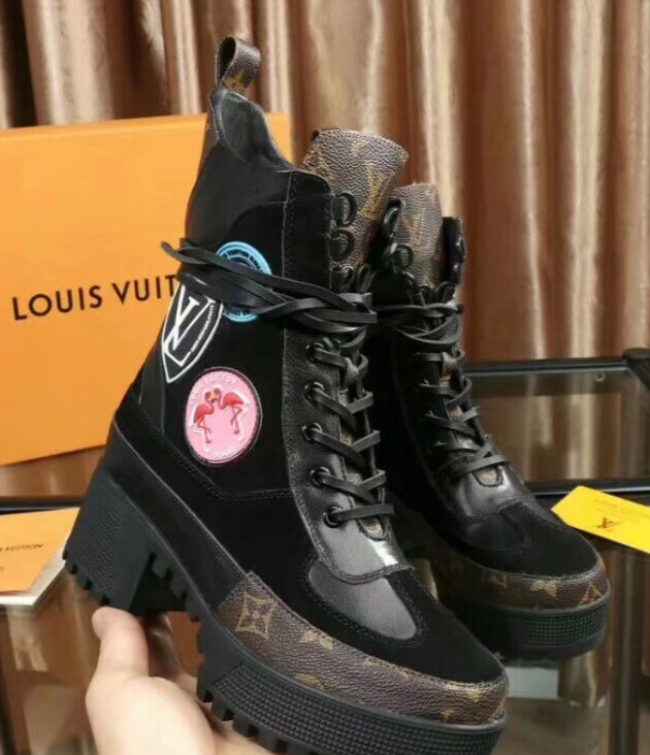 Louis Vuitton Thick Bottom Boots with Box #LOV