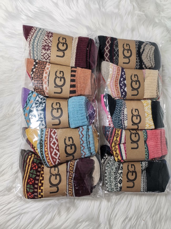 Wholesale Socks 10 Pairs Mix Color #UG