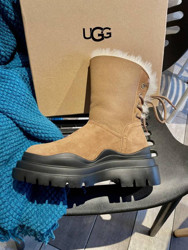 Wholesale Furry Mid Boots Free Shipping with Box #UG