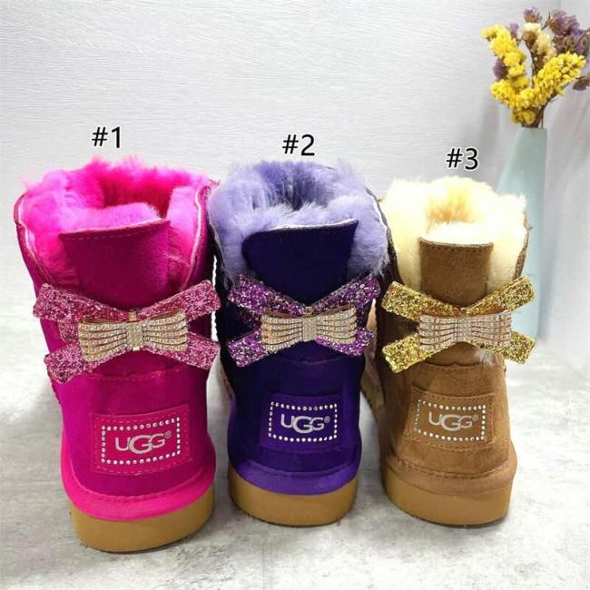 Wholesale Diamond Bow Boot #UG