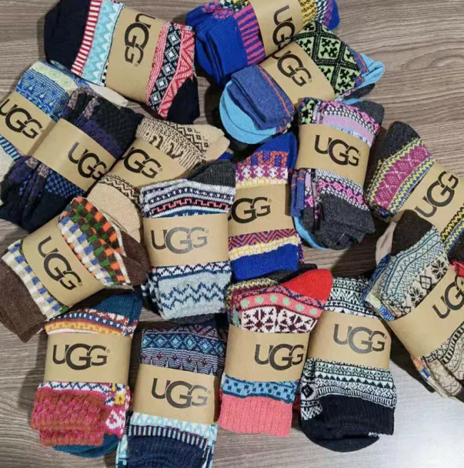 Wholesale Socks 10 Pairs Mix Color #UG