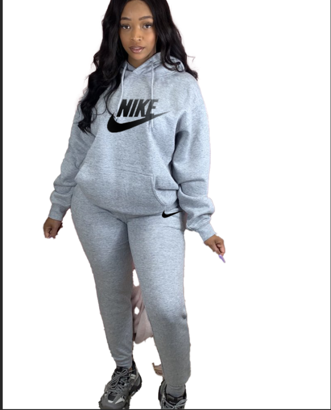 Women Wholesale  Hoodie Set with Fleece No Tag #NIK