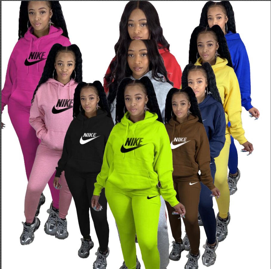 Women Wholesale Hoodie Set with Fleece No Tag #NIK