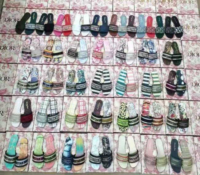 Wholesale   Embroidery Slides with Box #DIO