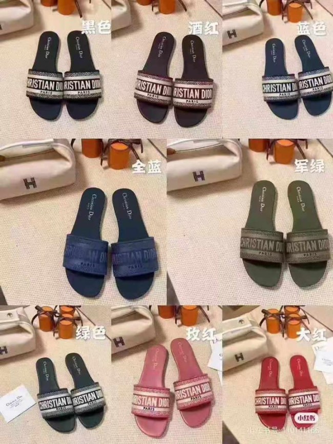 Wholesale   Embroidery Slides with Box #DIO