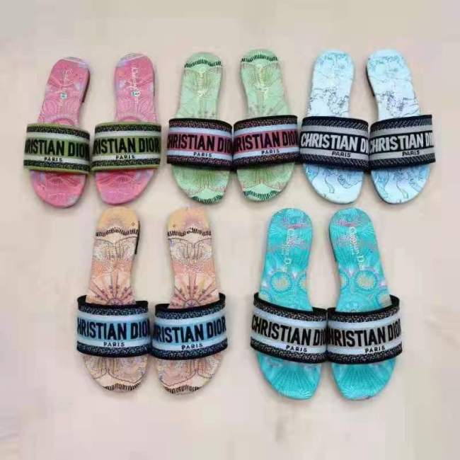 Wholesale   Embroidery Slides with Box #DIO