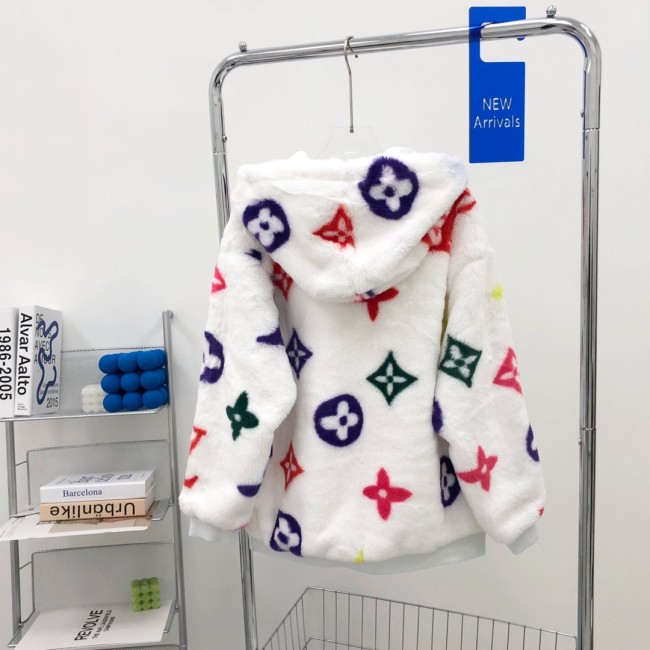 Unisex Wholesale Lamb Plush Jacket #LOV