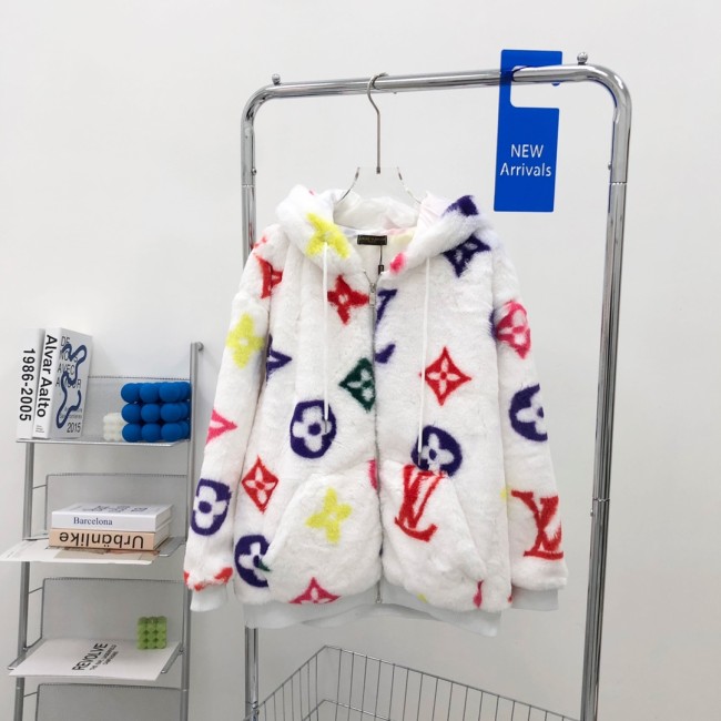 Unisex Wholesale Lamb Plush Jacket #LOV