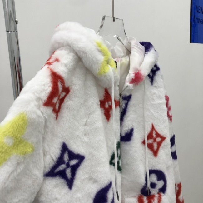 Unisex Wholesale Lamb Plush Jacket #LOV