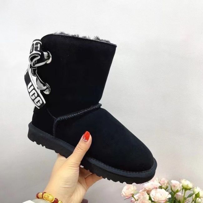 Wholesale Tied Ribbon Bows Boots #UG