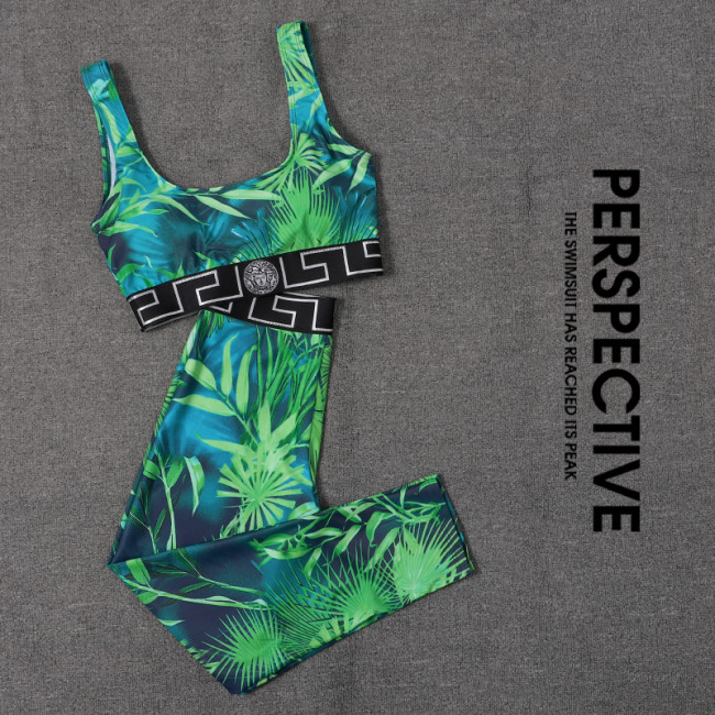 Women Vest Pants Workout Outfit