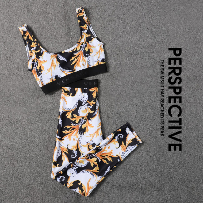 Women Vest Pants Workout Outfit