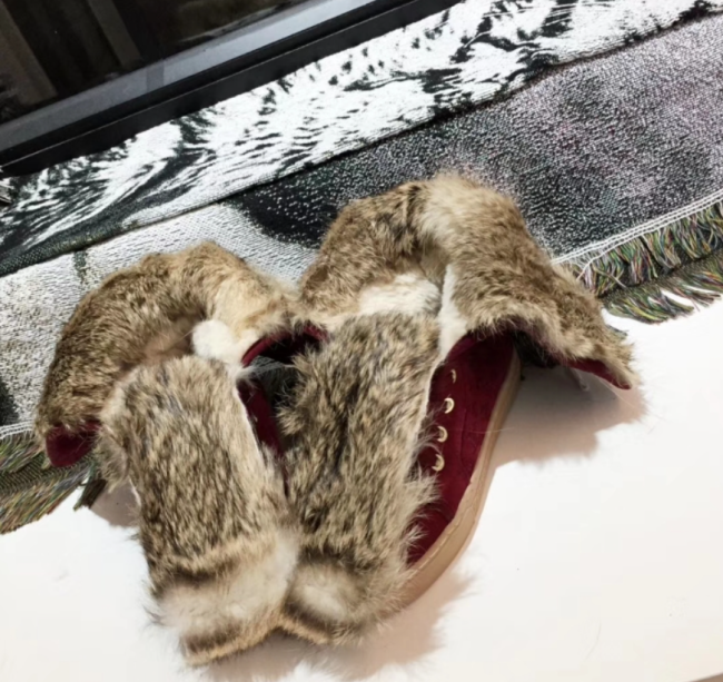 Wholesale Rabbit Fur Boots #LOV