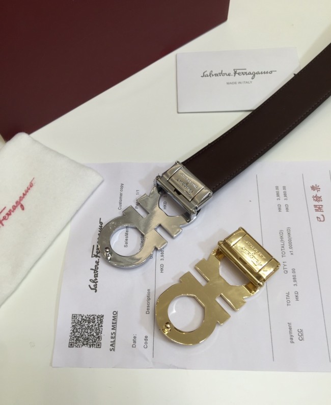 Men's Salvatore Ferragamo Belt with Box