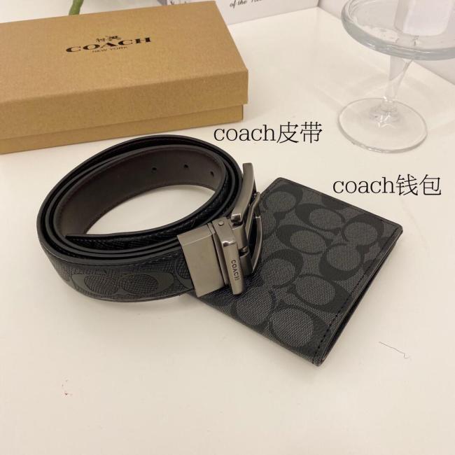 Men's Wholesale Wallet and Belt with Box  #COA