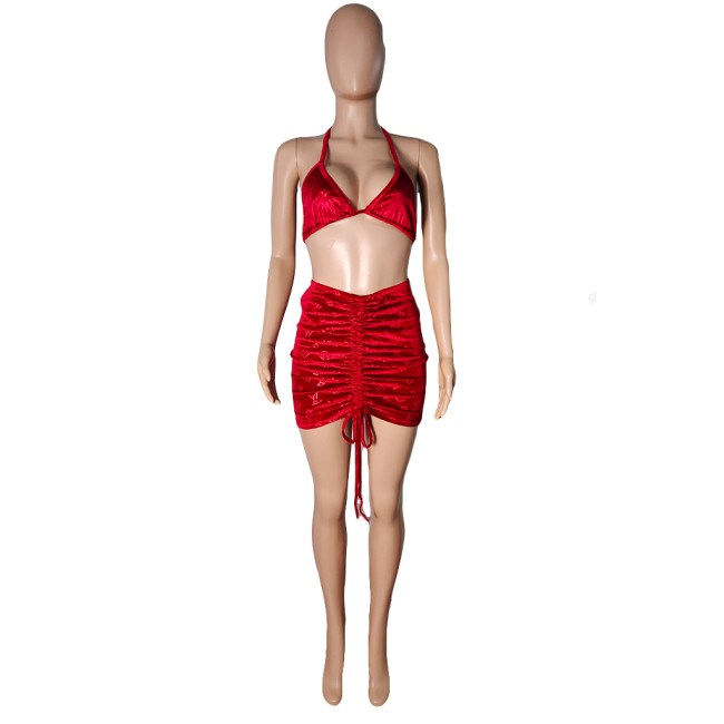 Wholesale Velvet 3 PCs Sets #LOV