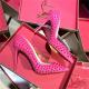 Rose Red  Wholesale Rivet Heel #CL