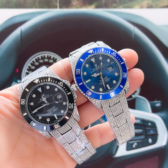 Rolex Diamond Pave Watches with Box Free Shipping