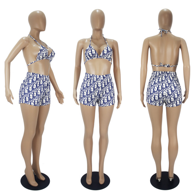 Designer 3 pcs Swimsuit Set