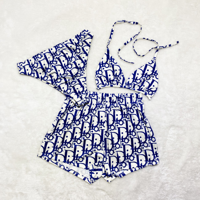 Designer 3 pcs Swimsuit Set