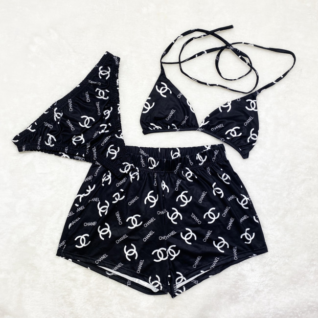 Designer 3 pcs Swimsuit Set