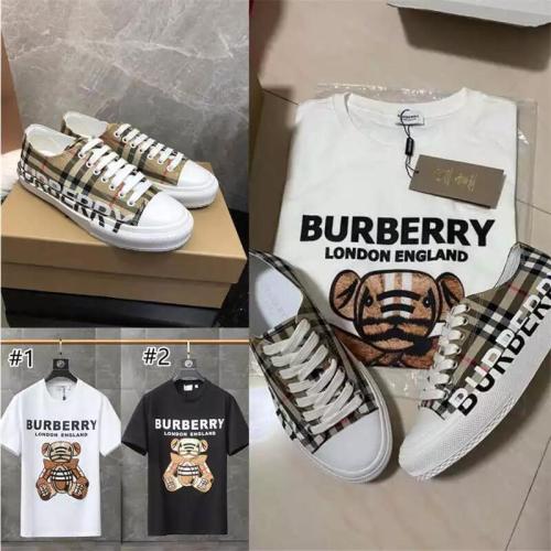 Women Wholesale Shoe and T-Shirt Set #BUR