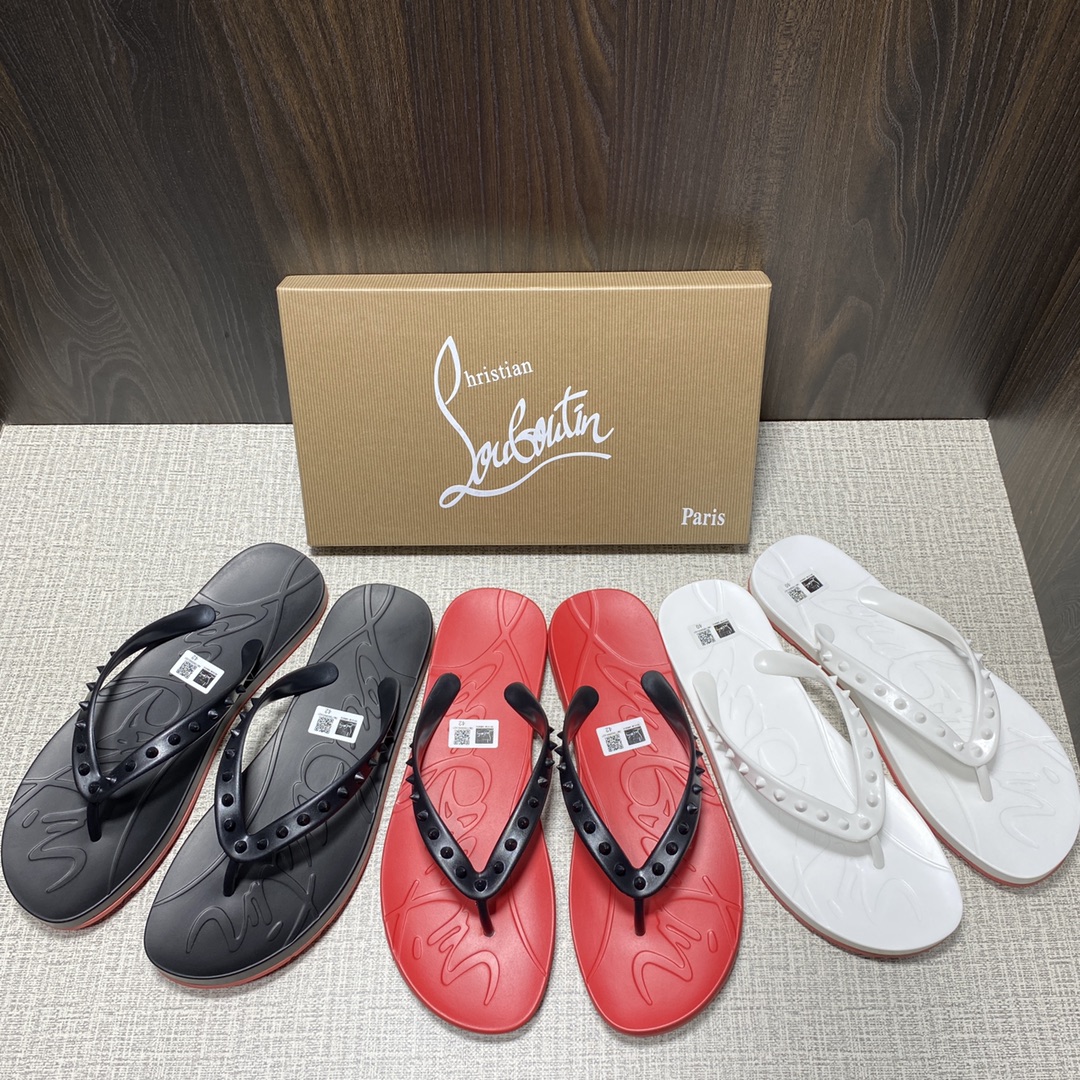 Wholesale Red Bottom Flip-flops with Box #CL