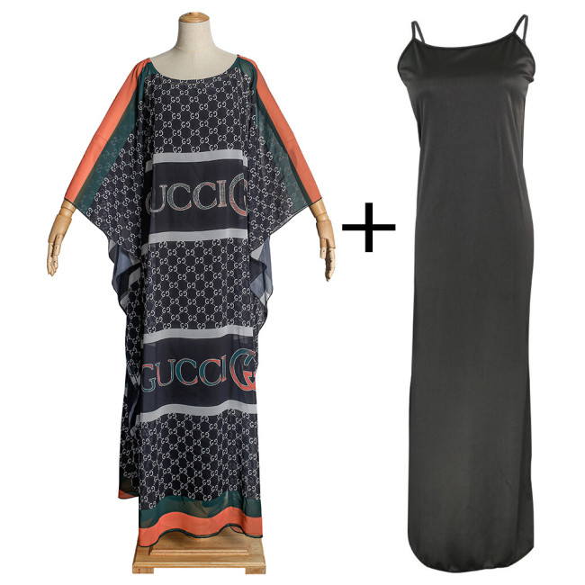 Wholesale Chiffon Dress Muslim Robe #GUI