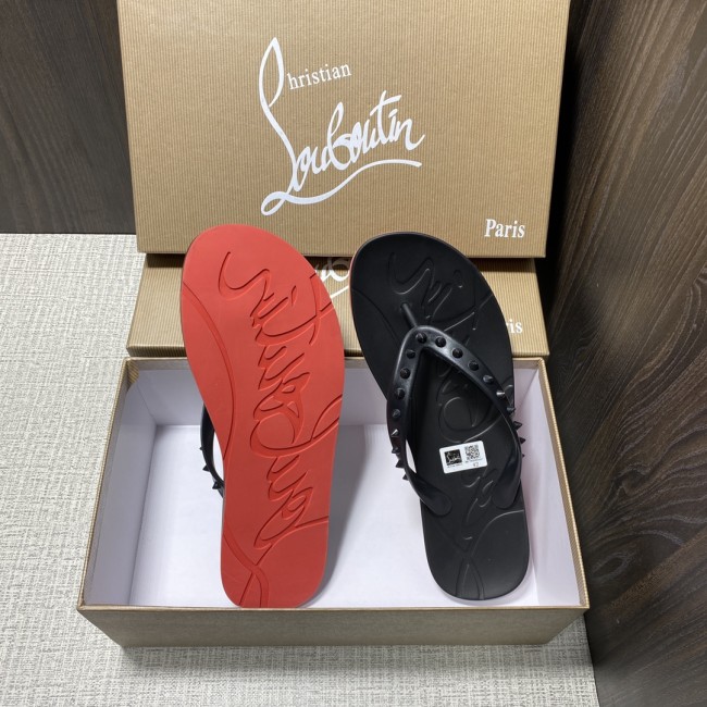 Wholesale  Red Bottom Flip-flops with Box #CL