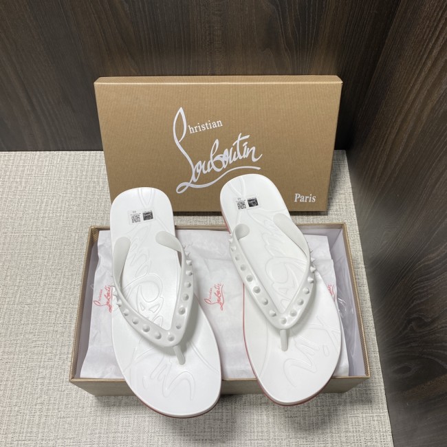 Wholesale  Red Bottom Flip-flops with Box #CL