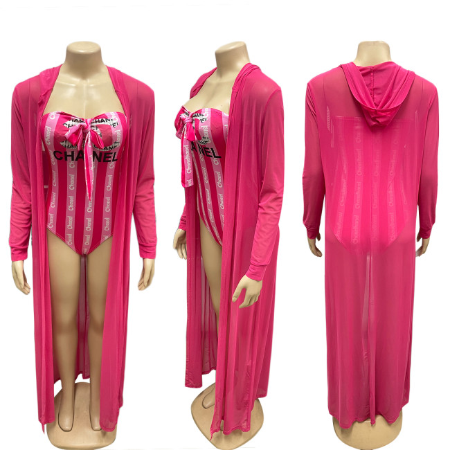 Wholesale Swimsuit with Cape Set #VER