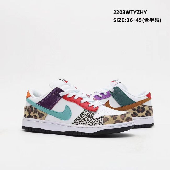 Leopard Wholesale Dunk Shoes with Box #NIK