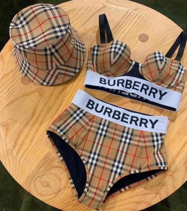 Wholesale Swimsuit & Hat Set #BUR