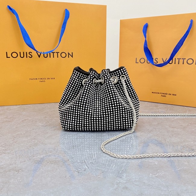 Shiny Diamond Bucket Bag No Box #CHN #LOV