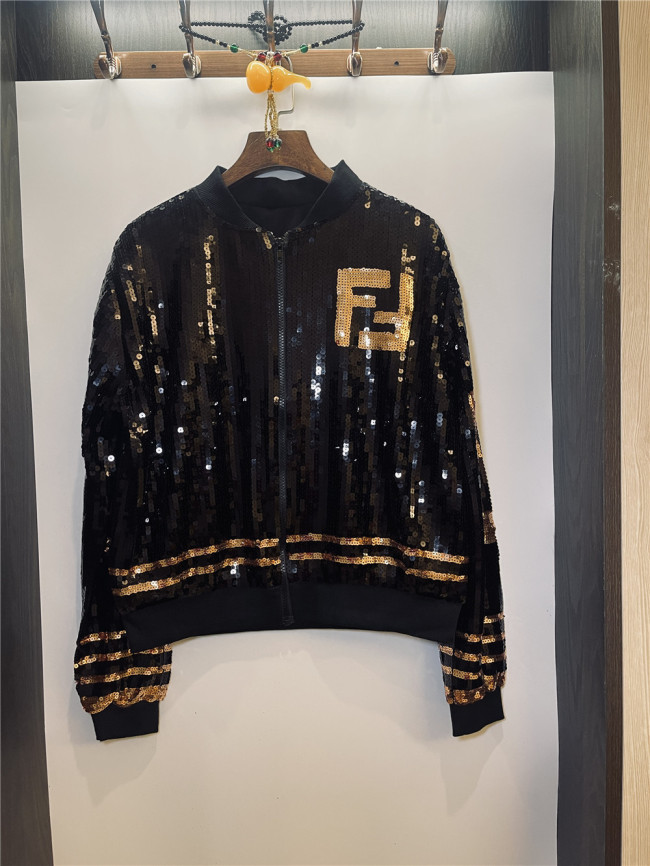 Long Sleeve Sequin Jacket
