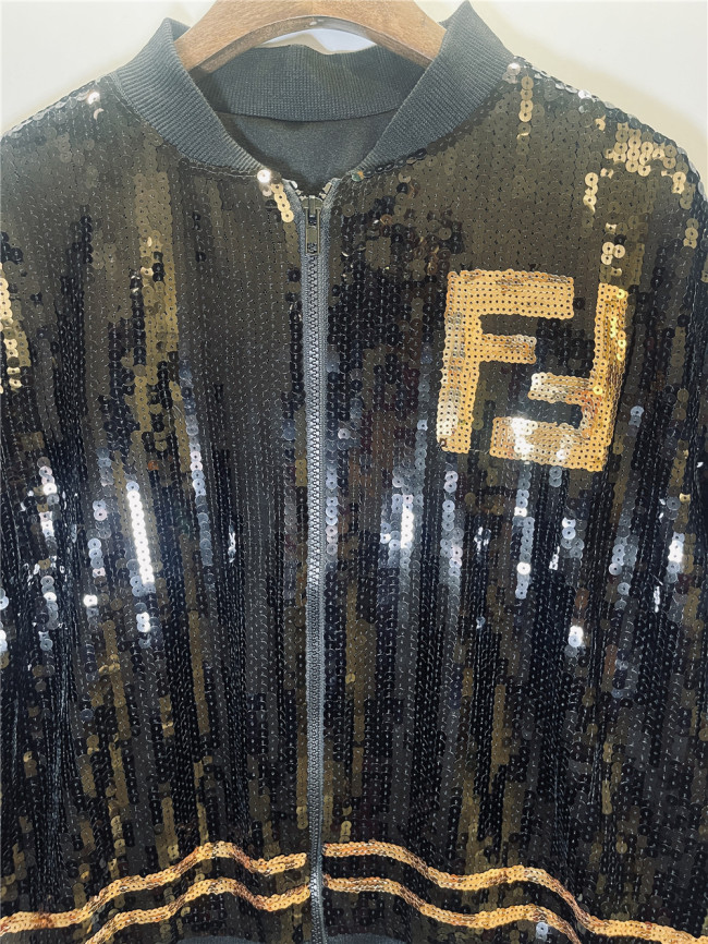 Long Sleeve Sequin Jacket
