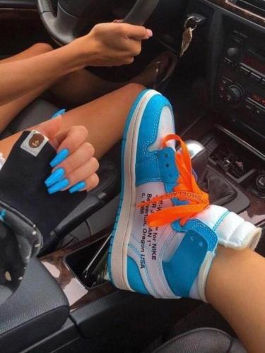 Wholesale Blue Shoes with Box #NIK  #OF