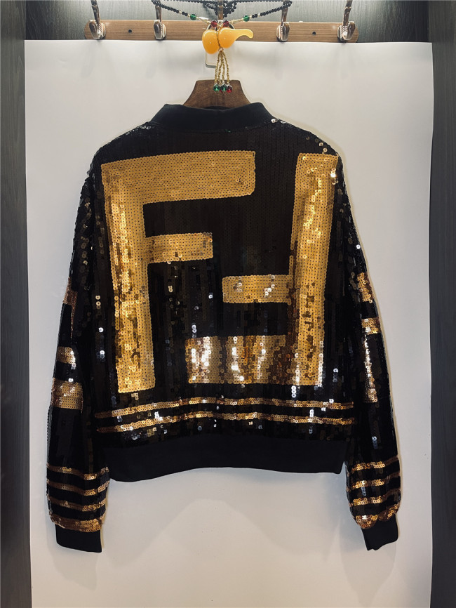 Long Sleeve Sequin Jacket